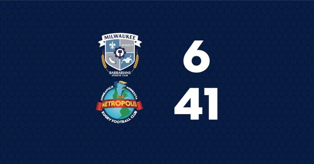 2016 08 27 Milwaukee Rugby Metro Score Sd6